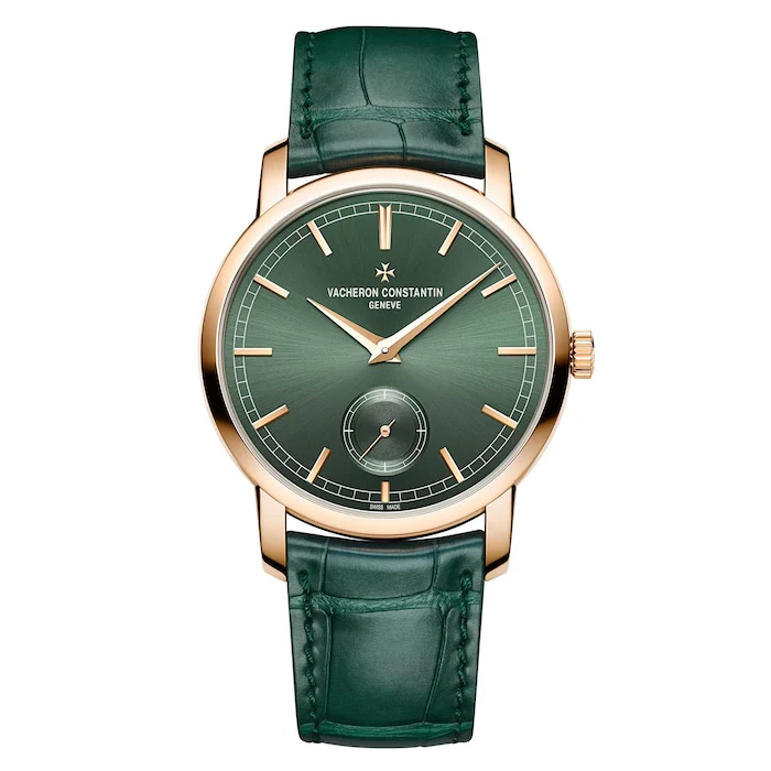 Traditionnelle Manual-Winding 38mm Pink Gold Watch