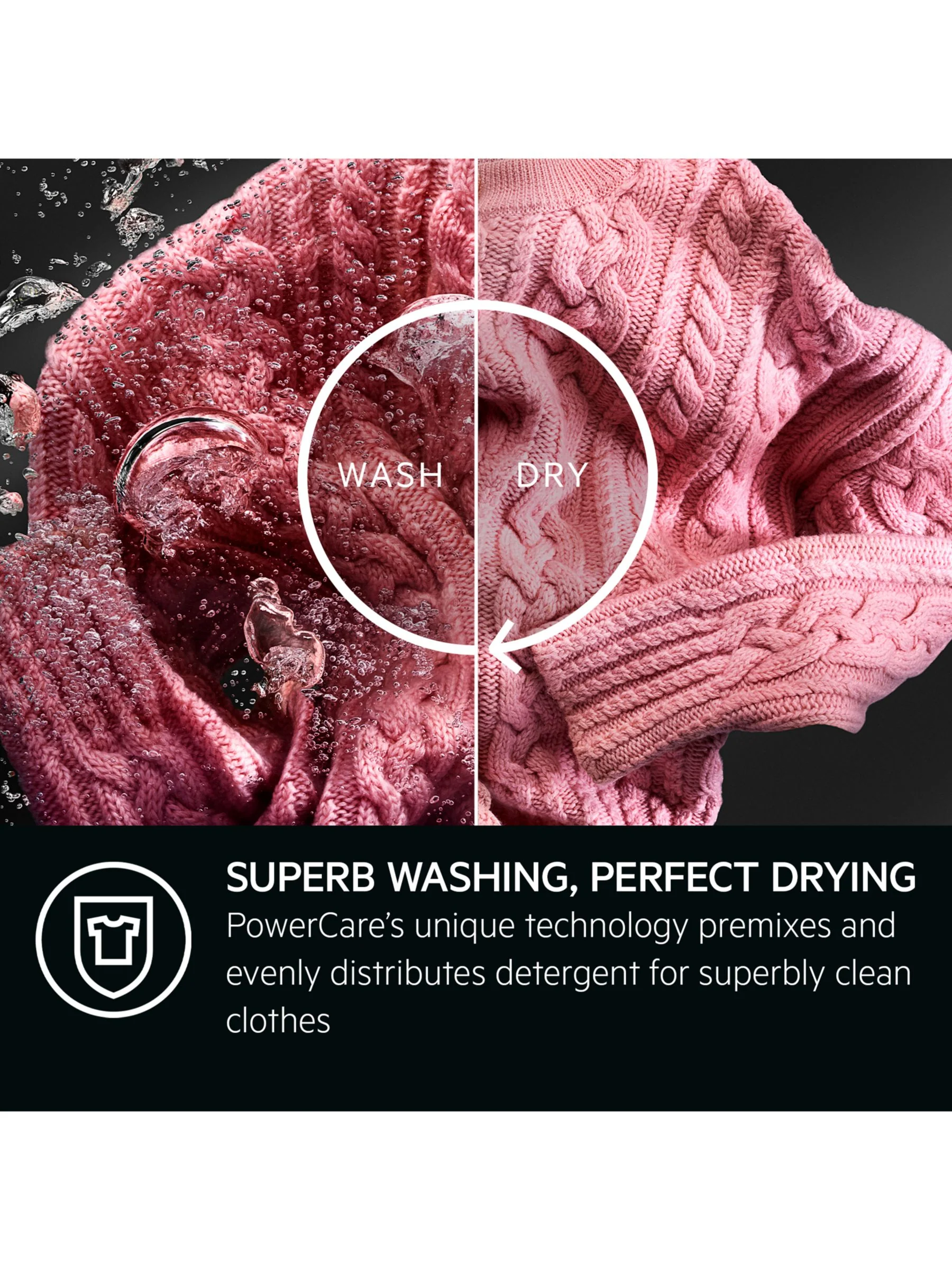 AEG 8000 LWR8516O5UD Freestanding Washer Dryer, 10Kg/6kg Load, 1600rpm Spin, White - Image 3