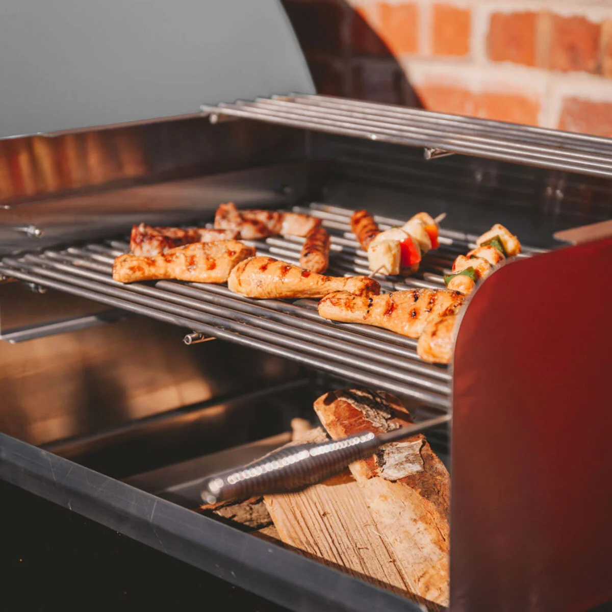 Alpha Pro Grande Fumoso Wood-Fired Pizza Oven and BBQ Grill Bundle in Stainless Steel + Cover - Image 4