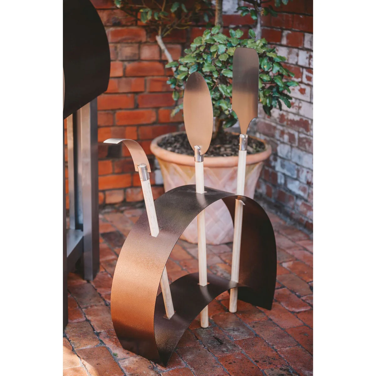 Alpha Pro Piccolo Wood-Fired Pizza Oven Bundle in Antique Copper + Cover - Image 5