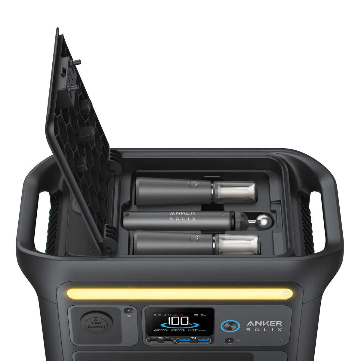 Anker C800X Plus Portable Power Station 768Wh & 200W Anker Solix Foldable Solar Panel - Image 3