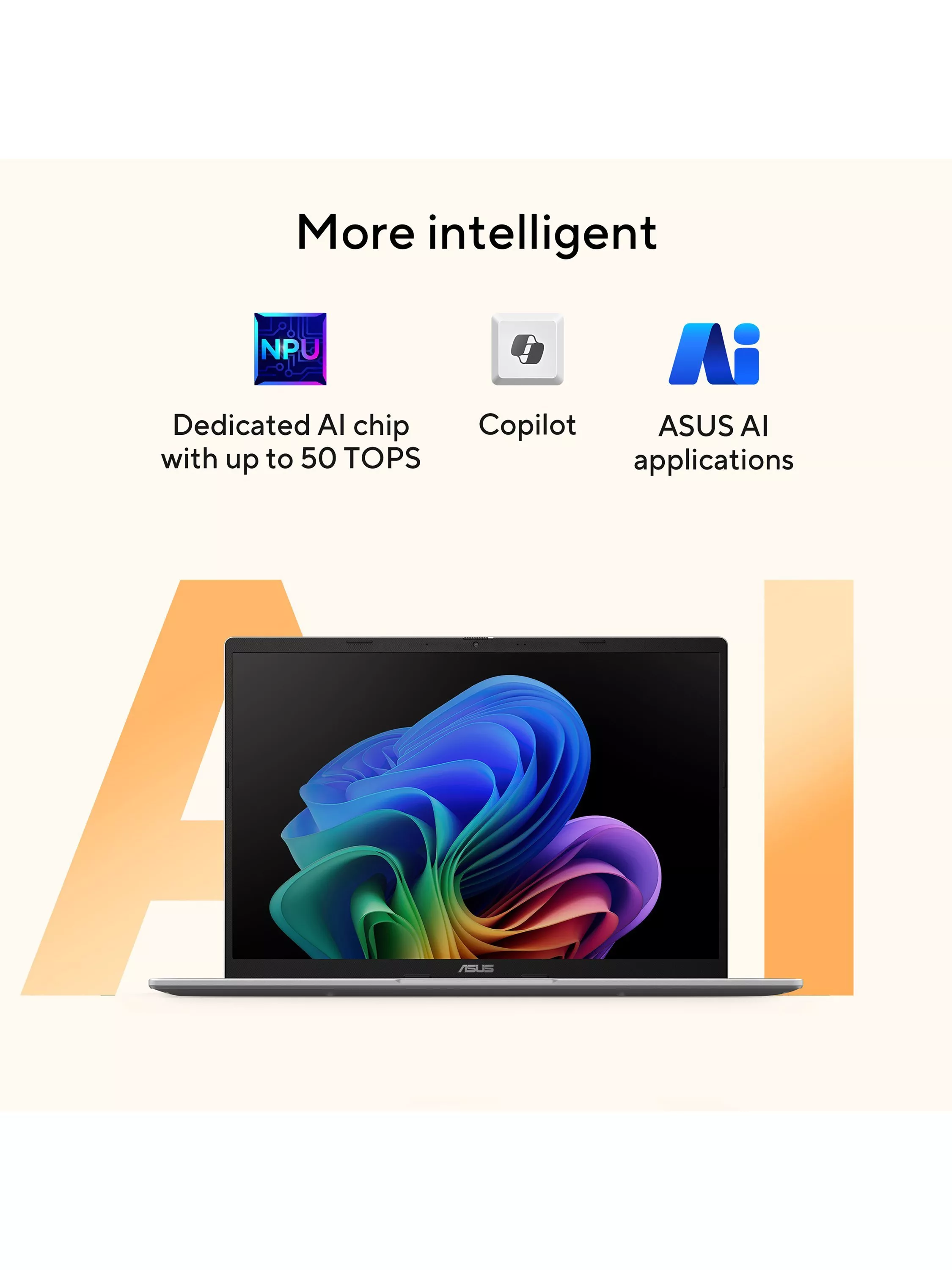 ASUS Vivobook 14 Copilot+ Laptop, AMD Ryzen AI 7 Processor, 16GB RAM, 1TB SSD, 14” WUXGA, Blue - Image 5