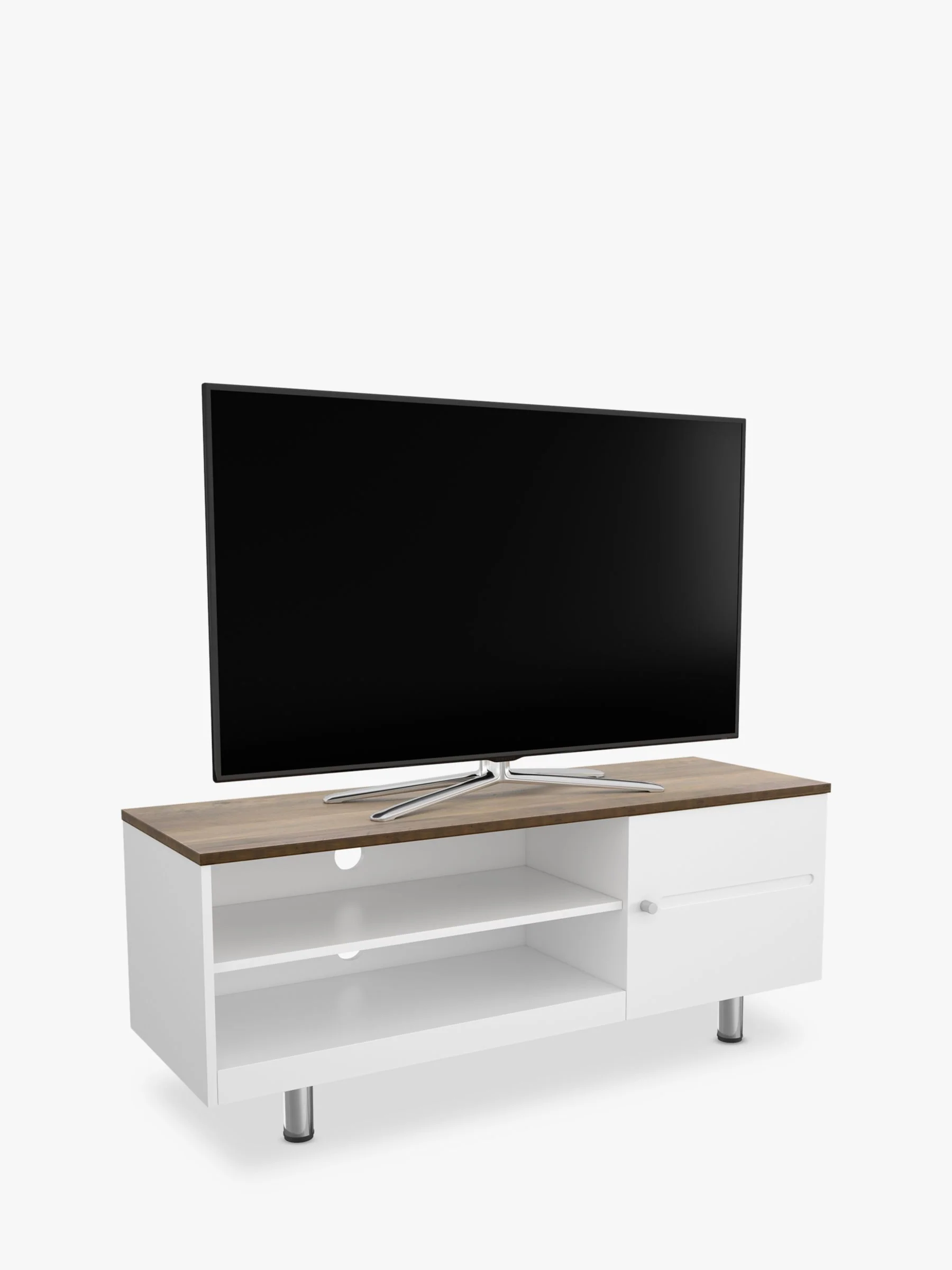 AVF Whitesands 1200 TV Stand for TVs up to 60”, Oak White - Image 2
