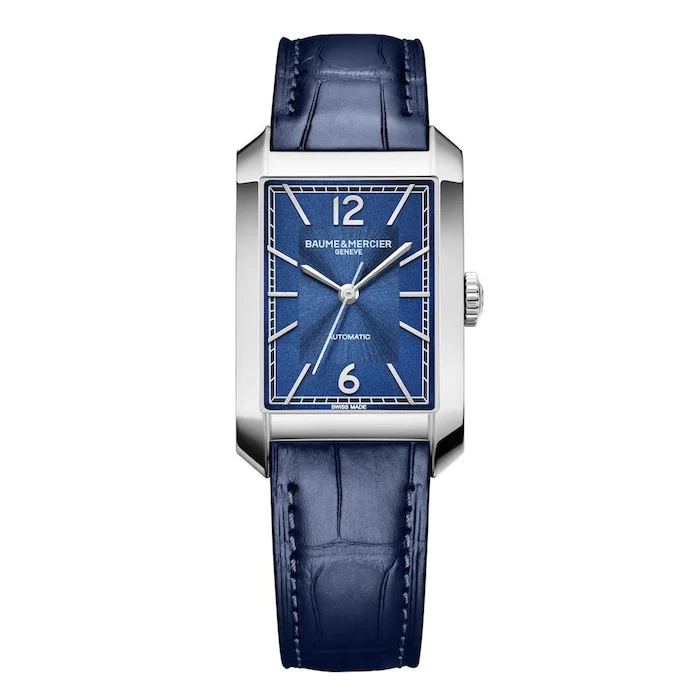Baume & Mercier Automatic 95mm Men’s Watch with Blue Material Dial, Stainless Steel Case, 50m Water Resistant / BM0A10732