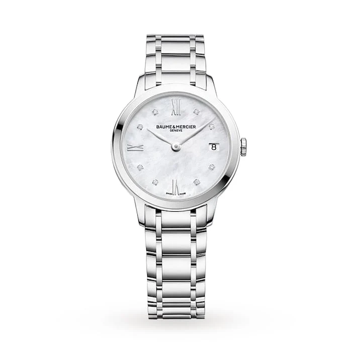 Baume & Mercier Classima 27mm Ladies Watch Luxury Watch Swiss Made High Precision Movement BM0A10490