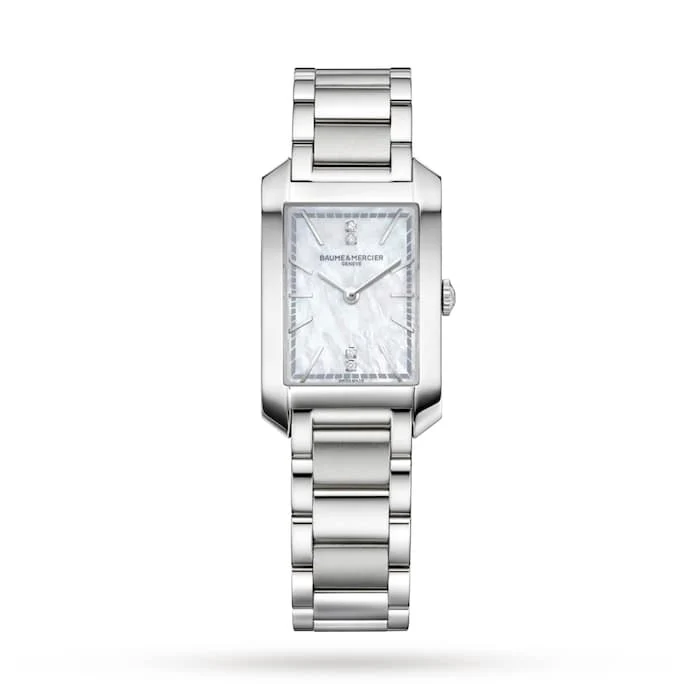 Baume & Mercier Hampton 35mm Ladies Watch Stainless Steel Luxury Watch Swiss Made High Precision Movement BM0A10474