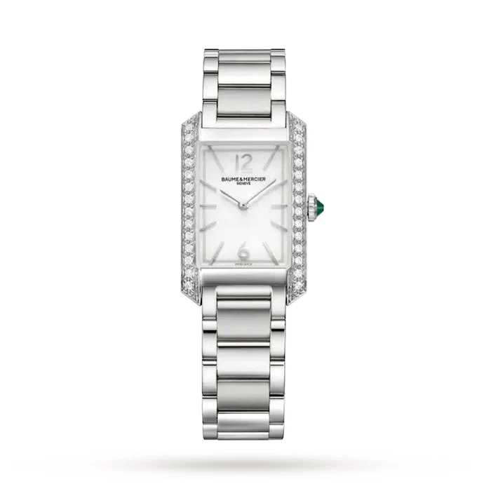 Baume & Mercier Hampton 35mm Ladies Watch Stainless Steel Luxury Watch Swiss Made High Precision Movement BM0A10631