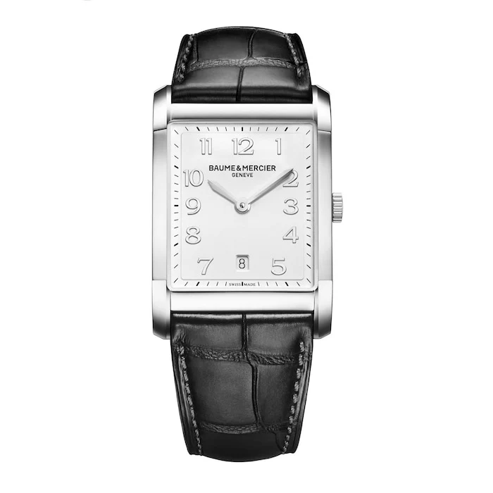 Baume & Mercier Hampton Mens Watch Luxury Watch Swiss Made Highâ Precision Movement Sapphire Crystal Stainless Steel Case Water Resistant Classic Design M0A10154