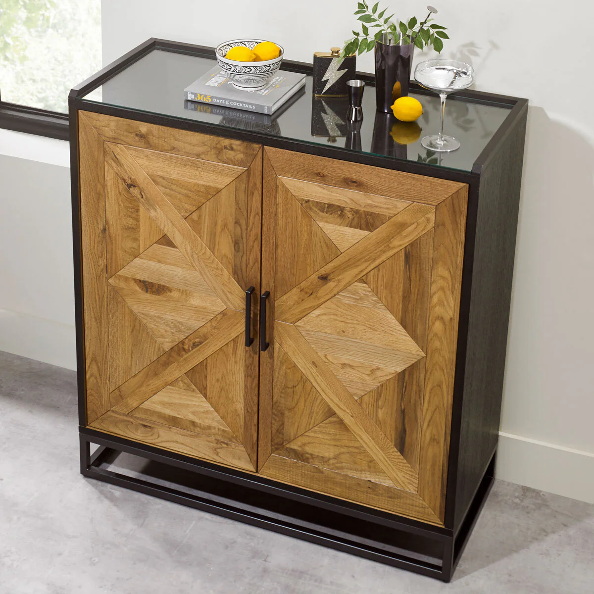 Bentley Designs Greenwich LED Drinks Cabinet - Image 3