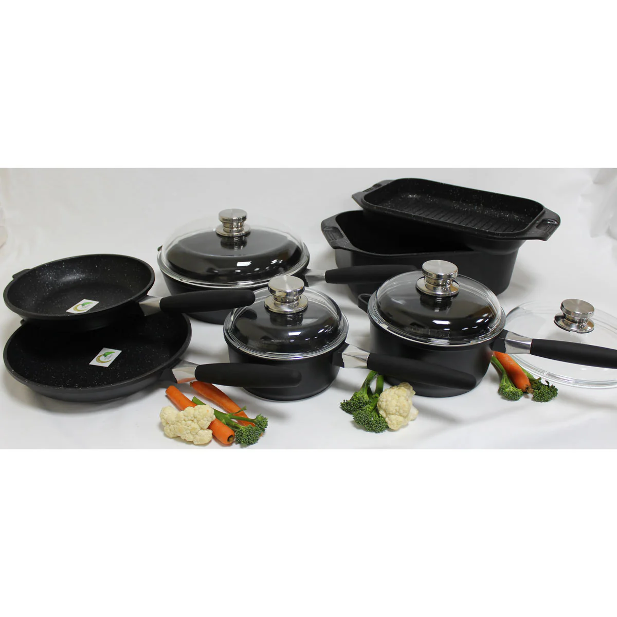 BergHOFF Eurocast Non-stick 11 Piece Cookware Set - Image 3