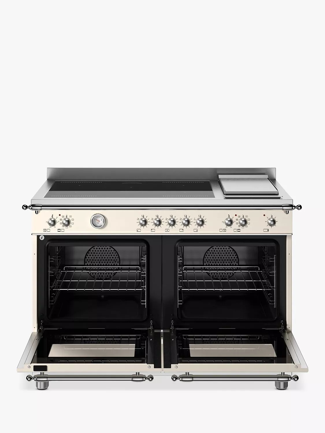 Bertazzoni Heritage Series 120cm Electric Range Cooker with Induction Hob, Ivory - Image 3