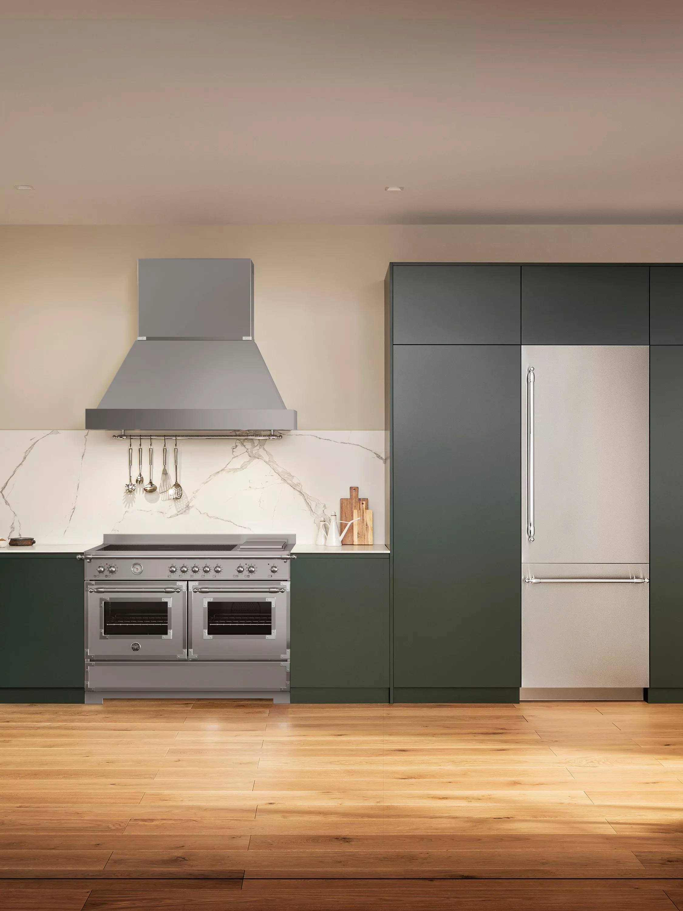 Bertazzoni Heritage Series HER125I2EXT 120cm Electric Range Cooker with Induction Hob, Stainless Steel - Image 4