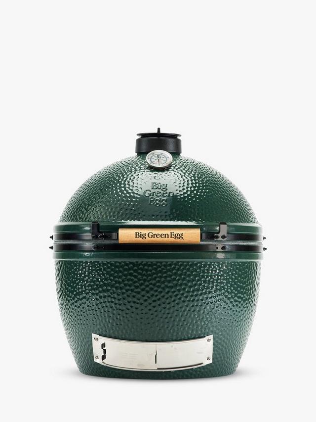 Big Green Egg Extra Large BBQ & Acacia Wood Shelves Nest Bundle with ConvEGGtor - Image 2