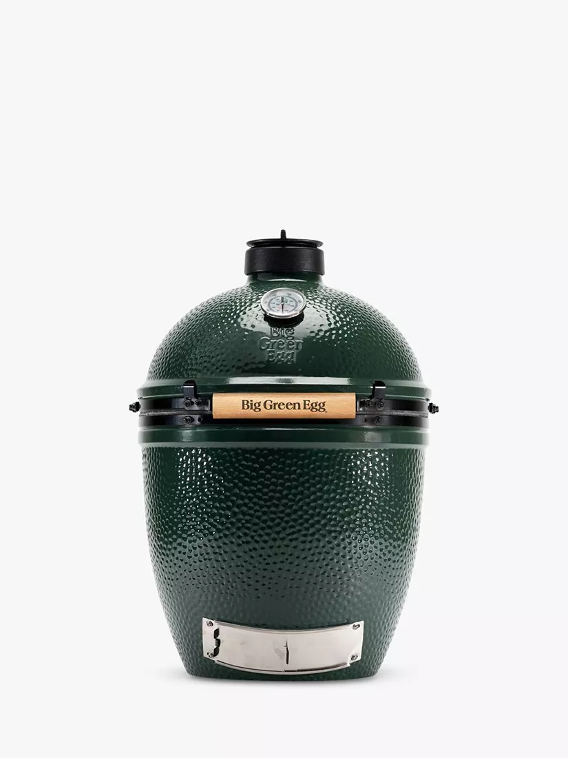 Big Green Egg Large BBQ & Acacia Wood Shelves Nest Bundle with ConvEGGtor - Image 8