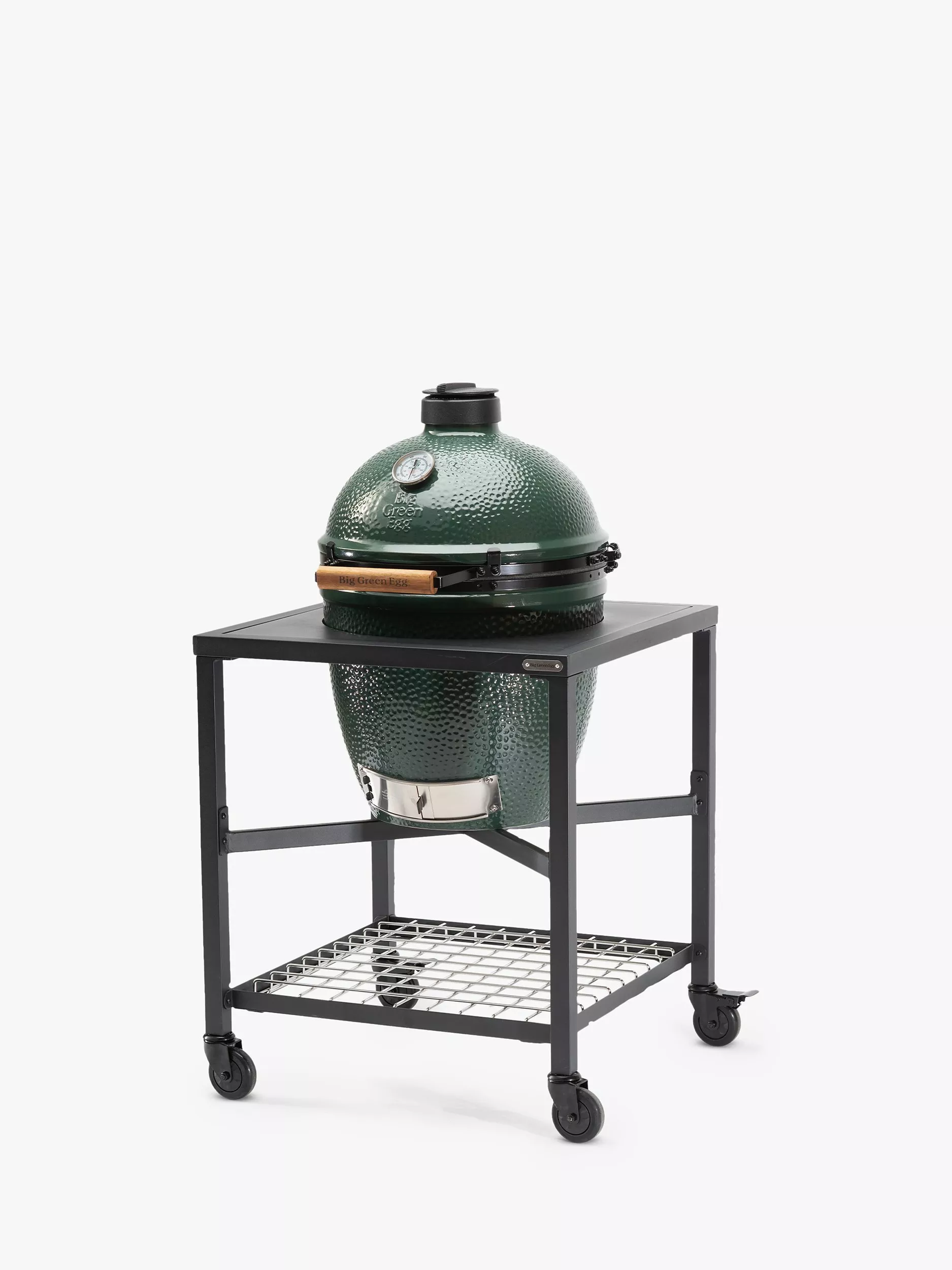 Big Green Egg Large Egg BBQ and Modular Nest Bundle with ConvEGGtor & Cover