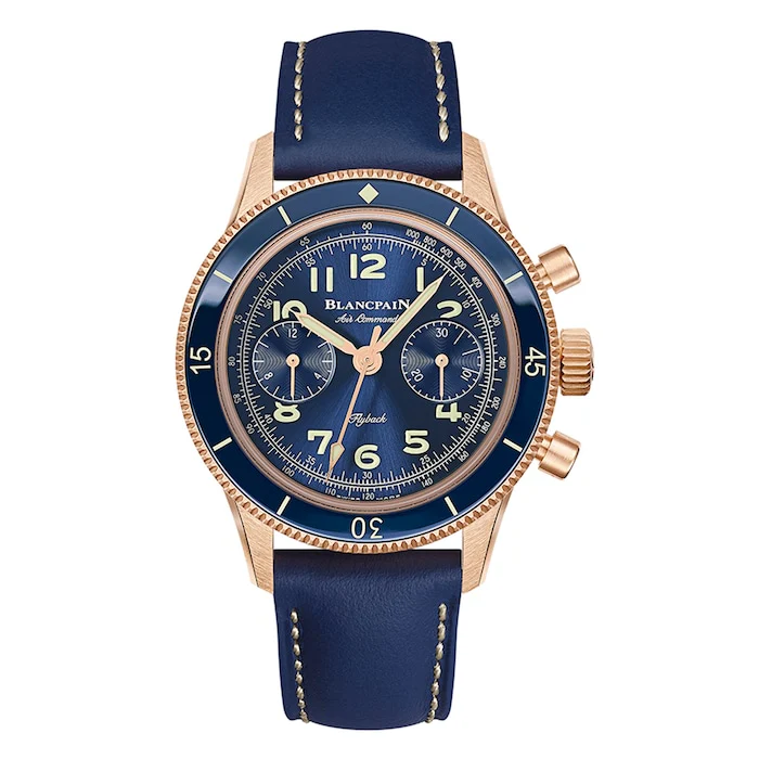 Blancpain Automatic 42mm Men’s Watch with Blue Material Dial, Ceramic Case, 30m Water Resistant / AC03-36B40-63A