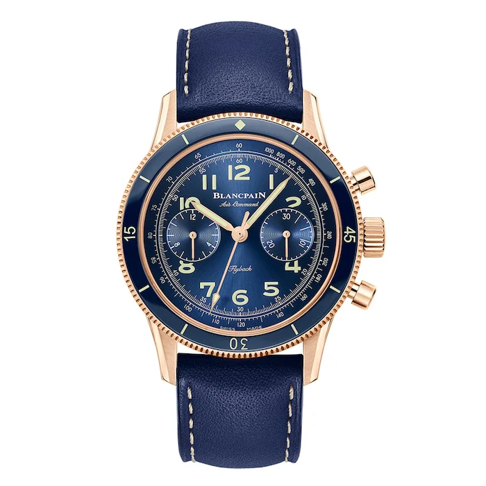 Blancpain Automatic Men’s Watch with Blue Material Dial, Ceramic Case, 30m Water Resistant / AC02-36B40-63A