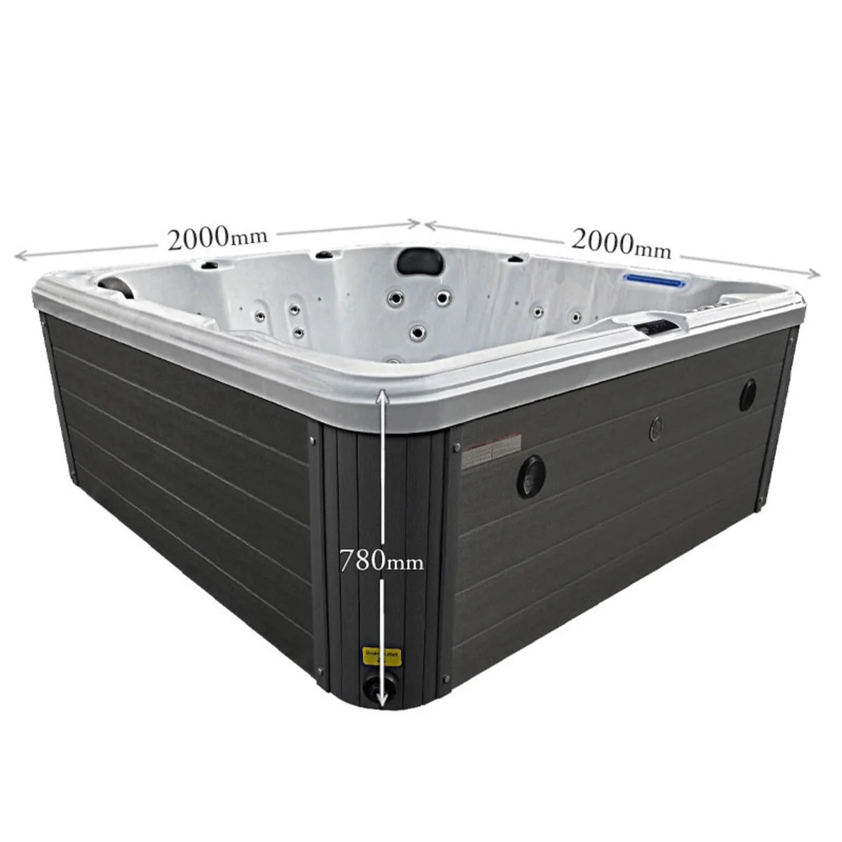 Blue Whale Spa Olive Bay 54-Jet 6 Person Hot Tub - Delivered and Installed - Image 4