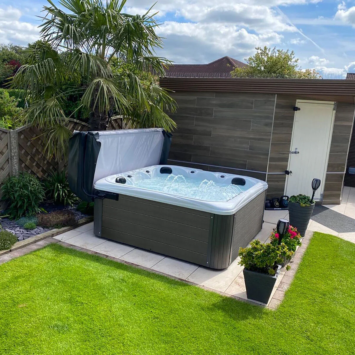 Blue Whale Spa San Julien 89-Jet 5 Person Hot Tub in White - Delivered and Installed - Image 5