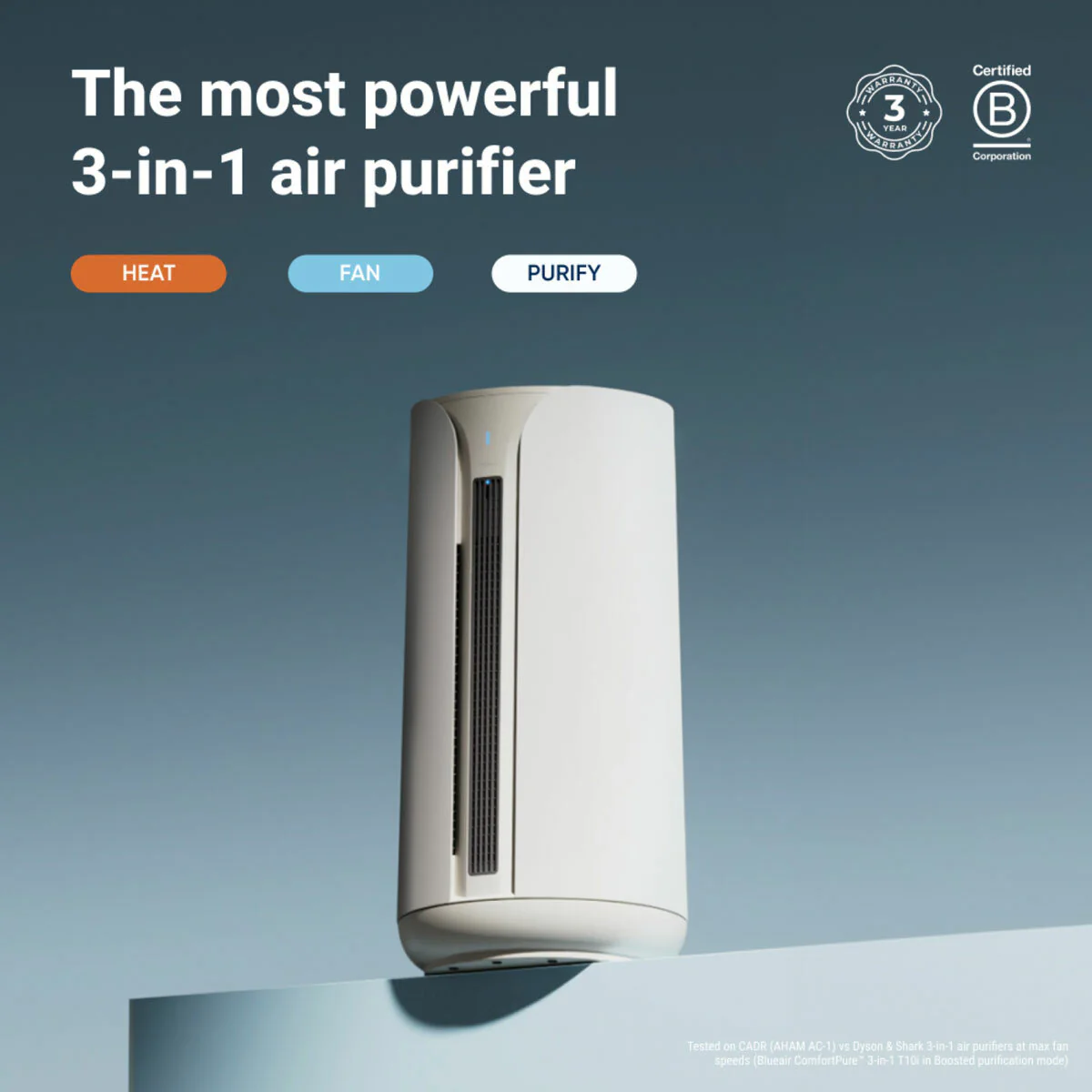 Blueair ComfortPure T10i 3-in-1 Heater, Cooler & Smart Air Purifier - Image 2
