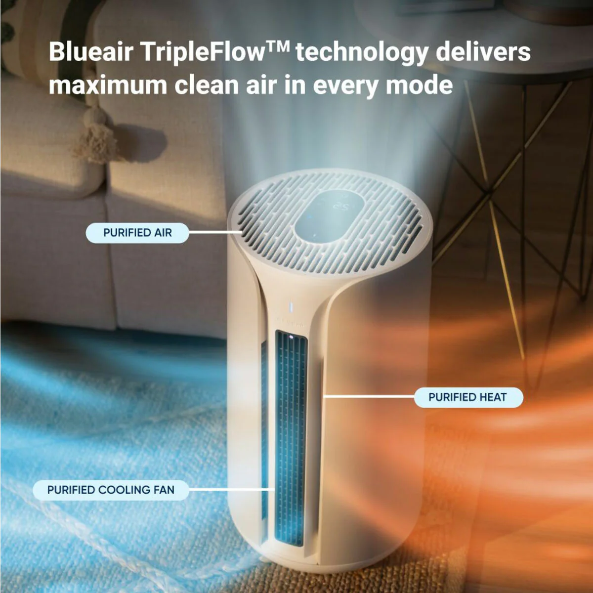 Blueair ComfortPure T10i 3-in-1 Heater, Cooler & Smart Air Purifier - Image 3