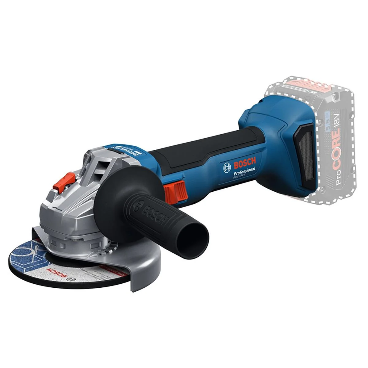 Bosch GWS 18V-8 18V Brushless 125mm Angle Grinder Body Only 06019N9000