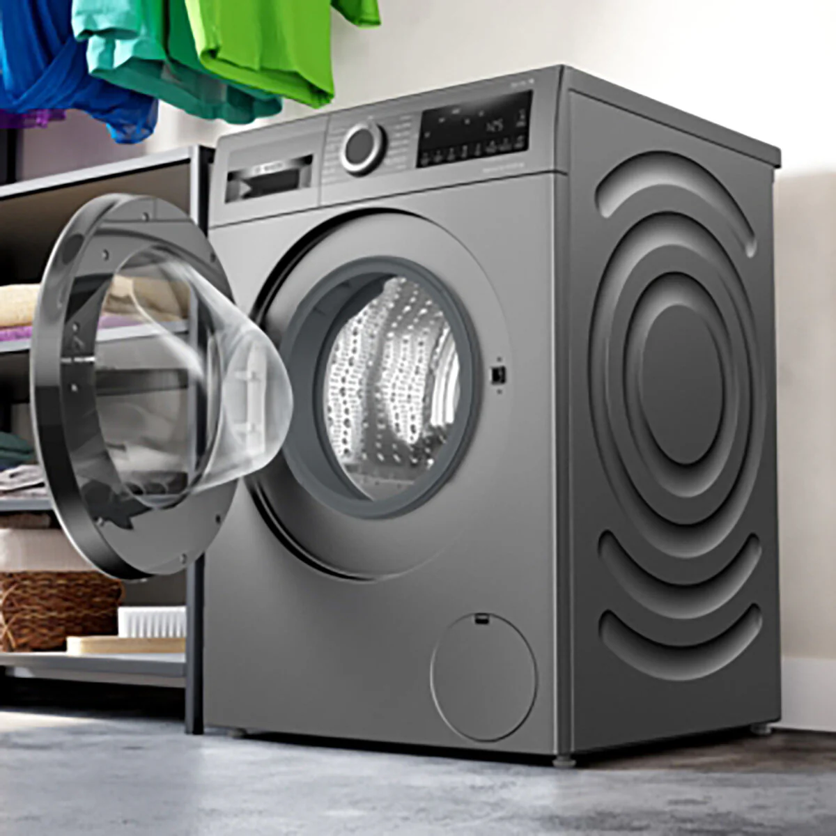Bosch WNG254R1GB Series 6 Washer Dryer, 10.5/6kg Capacity, D Rated in Graphite - Image 3