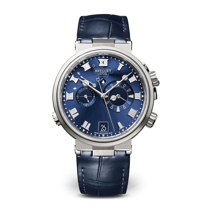 Breguet Automatic 40mm Men’s Watch with Blue Material Dial, Gold Case, 50m Water Resistant / 5547TI/Y1/9ZU
