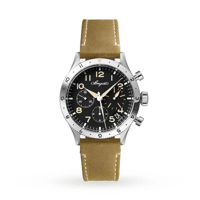 Breguet Automatic 42mm Men’s Watch with Black Material Dial, Stainless Steel Case, 100m Water Resistant / 2067ST/92/3WU