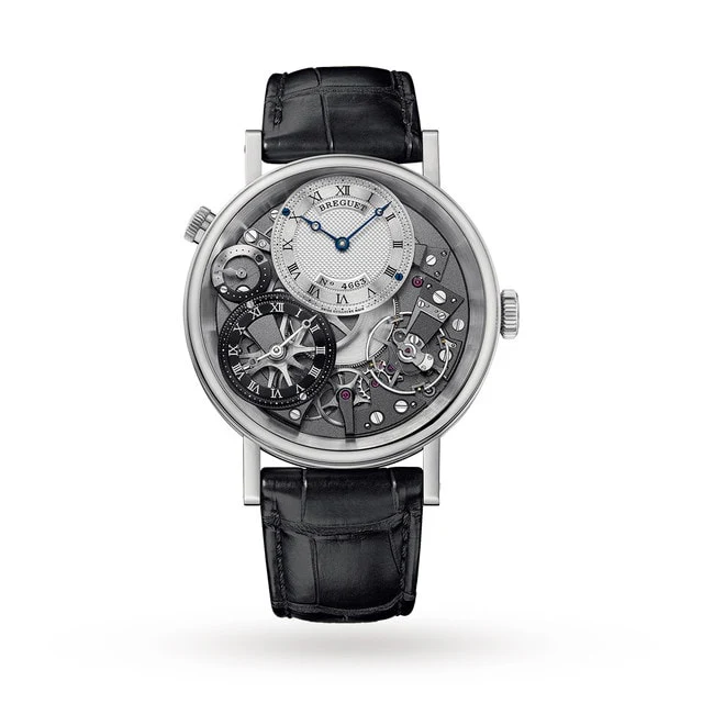 Breguet Heritage 40mm Men’s Watch with Silver Bracelet Material Dial, Gold Case, 30m Water Resistant / 7067BB/G1/9W6