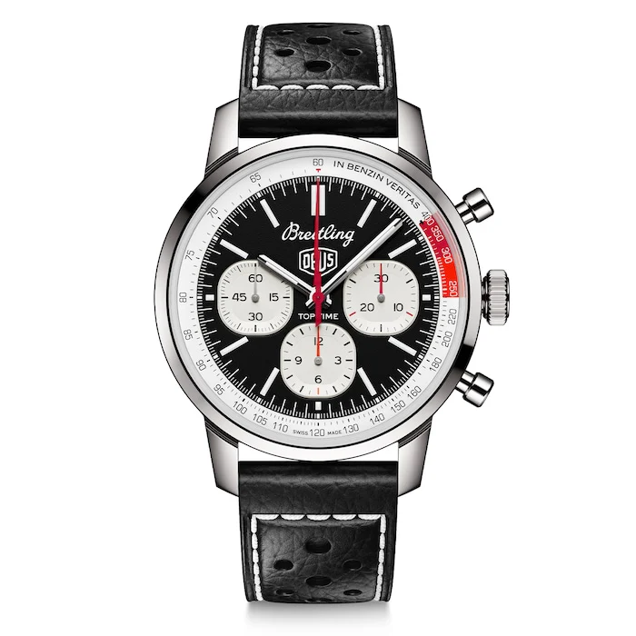 Breitling Automatic 41mm Men’s Watch with Black Material Dial, Stainless Steel Case, 41m Water Resistant / AB01765A1B1X1