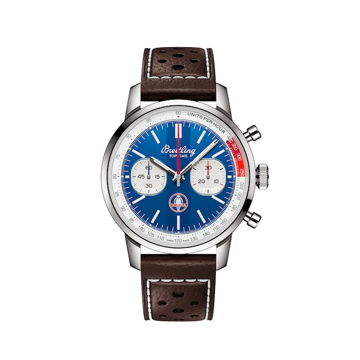 Breitling Automatic 41mm Men’s Watch with Blue Material Dial, Stainless Steel Case, 100m Water Resistant / AB01763A1C1X1