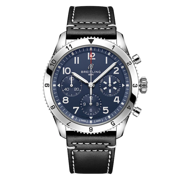 Breitling Automatic 42mm Men’s Watch with Blue Material Dial, Stainless Steel Case, 100m Water Resistant / A233801A1C1X1