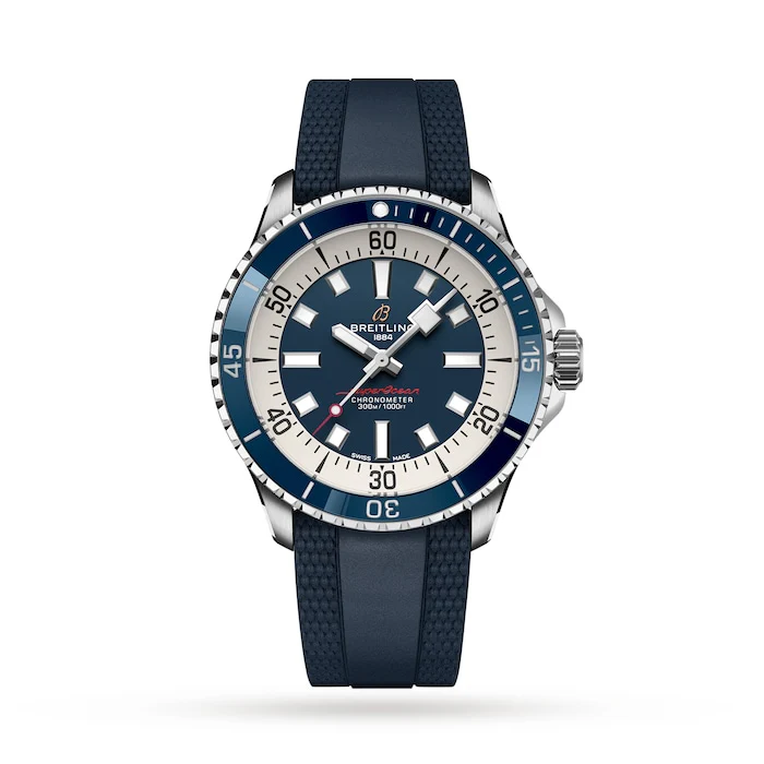 Breitling Automatic 42mm Men’s Watch with Blue Material Dial, Stainless Steel Case, 300m Water Resistant / A17375E71C1S1