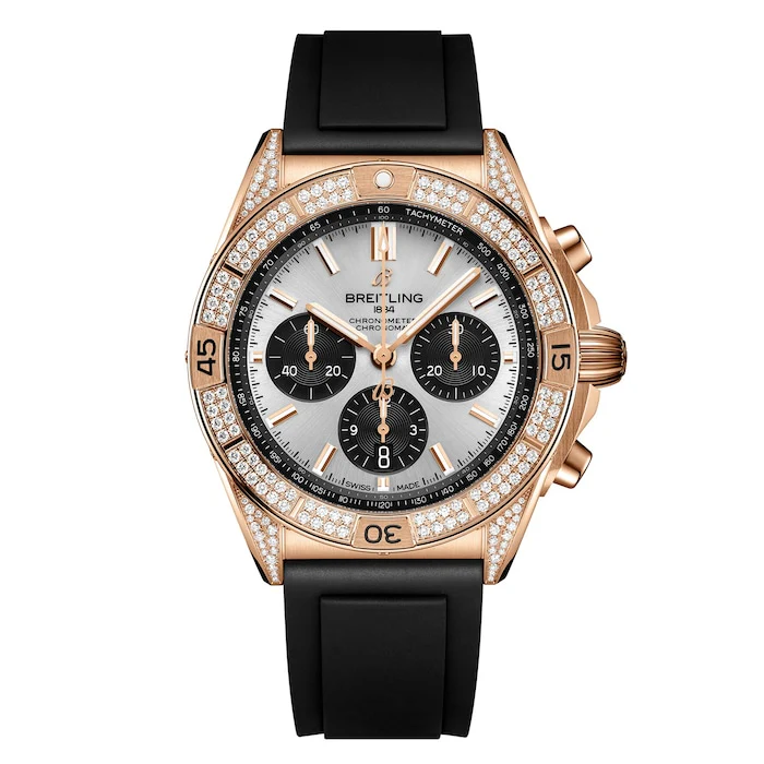 Breitling Automatic 42mm Men’s Watch with Silver Material Dial, Stainless Steel Case, 200m Water Resistant / RB0134721G1S1