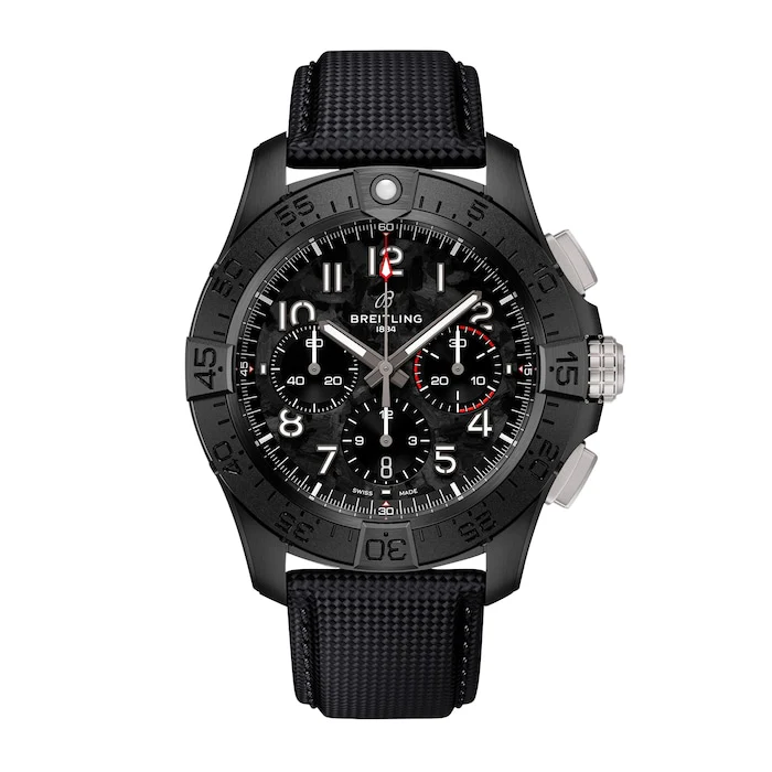 Breitling Automatic 44mm Men’s Watch with Black Material Dial, Titanium Case, 300m Water Resistant / SB0147101B1X1