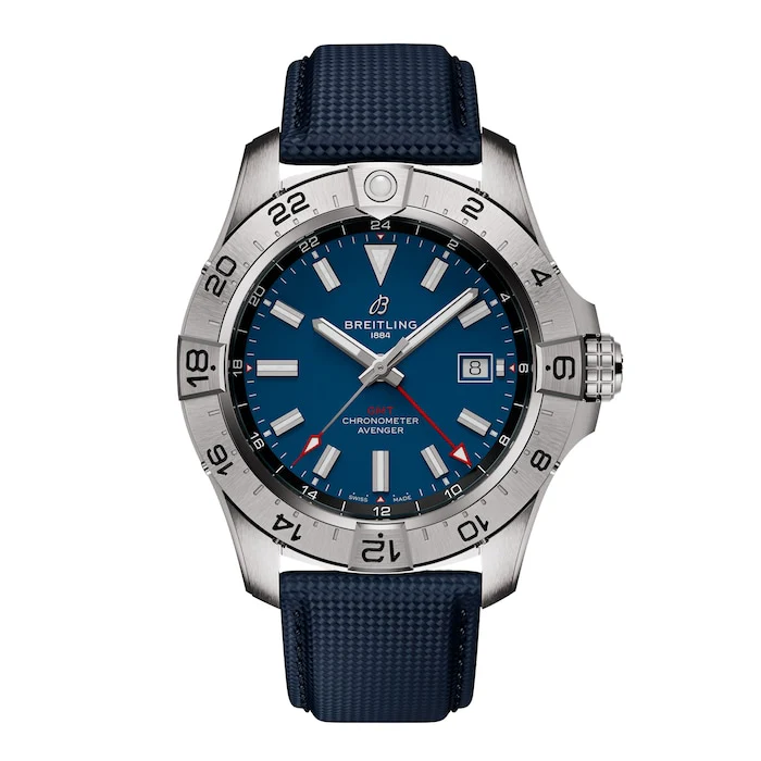 Breitling Automatic 44mm Men’s Watch with Blue Material Dial, Stainless Steel Case, 300m Water Resistant / A32320101C1X1