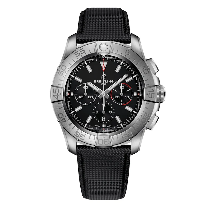 Breitling Automatic 46mm Men’s Watch with Black Material Dial, Titanium Case, 300m Water Resistant / EB0148101B1X1
