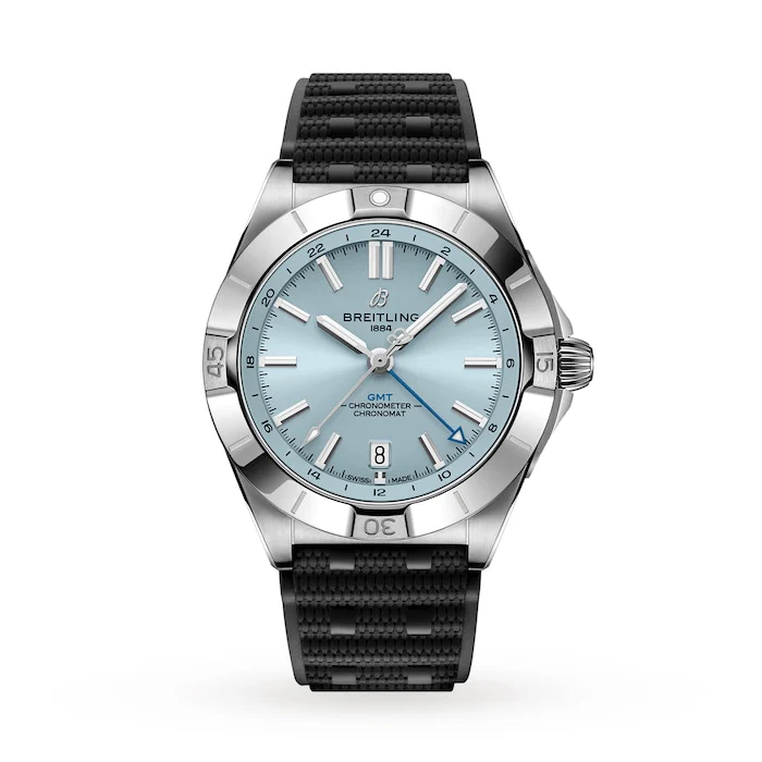 Chronomat 40mm Mens Watch Blue Rubber