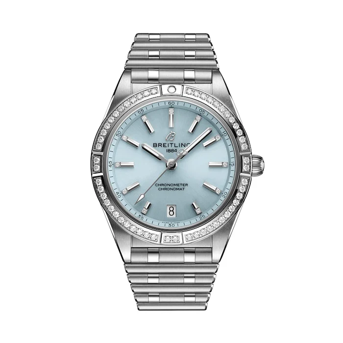 Breitling Chronomat Automatic 36mm Ladies Watch Blue Luxury Watch Swiss Made Automatic Movement G10380591C1G1