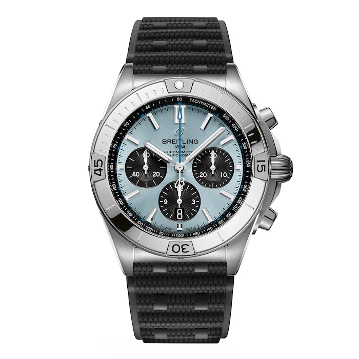 Breitling Elegance Automatic 42mm Men’s Watch with Blue Material Dial, Stainless Steel Case, 200m Water Resistant / PB0134101C1S2