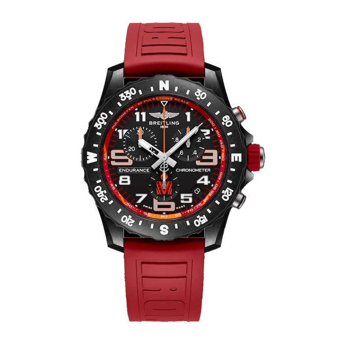 Breitling Quartz 44mm Men’s Watch with Black Material Dial, Stainless Steel Case, 100m Water Resistant / X823107C1M1S1