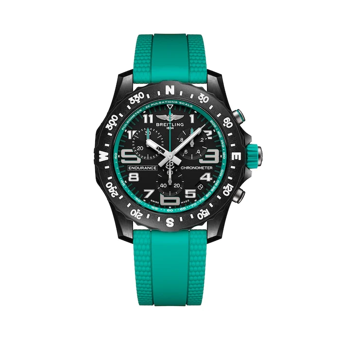 Breitling Quartz 44mm Men’s Watch with Black Material Dial, Stainless Steel Case, 100m Water Resistant / X833105A1B1S1