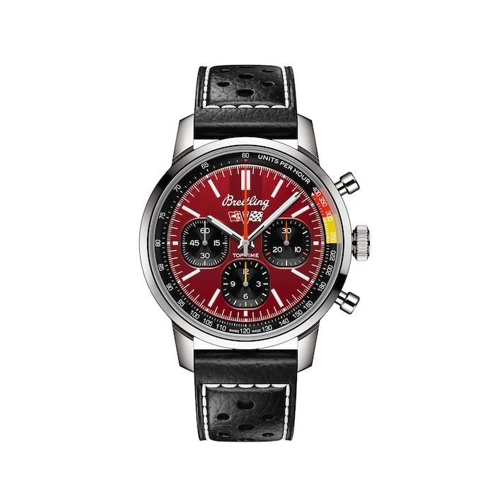 Breitling Top Time B01 Classic Cars Chevrolet Corvette 41mm Mens Luxury Watch AB01761A1K1X1