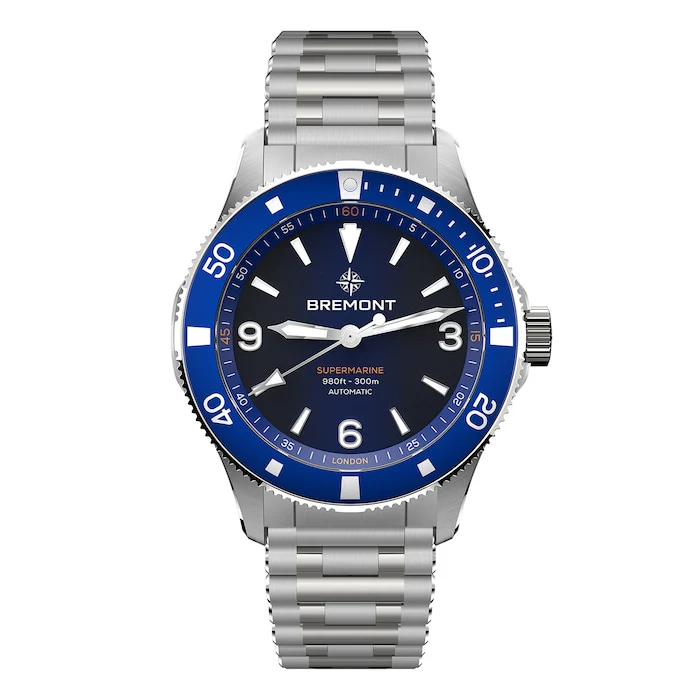 Bremont Watches Supermarine For Him Automatic SM40-ND-SS-BL-B