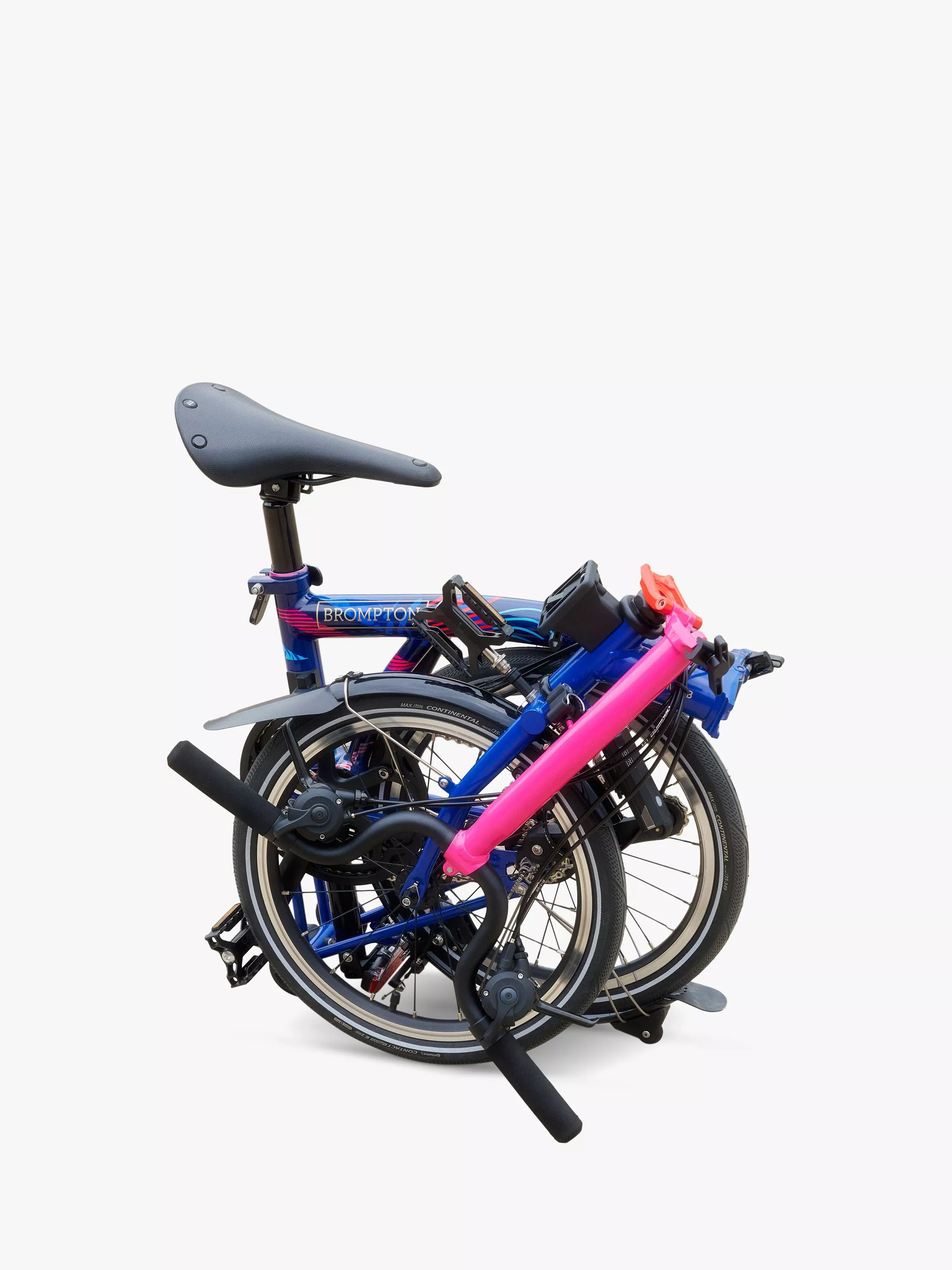 Brompton Team GB’s P Line 12-Speed Mid Handlebar Folding Bike, Team GB - Image 7