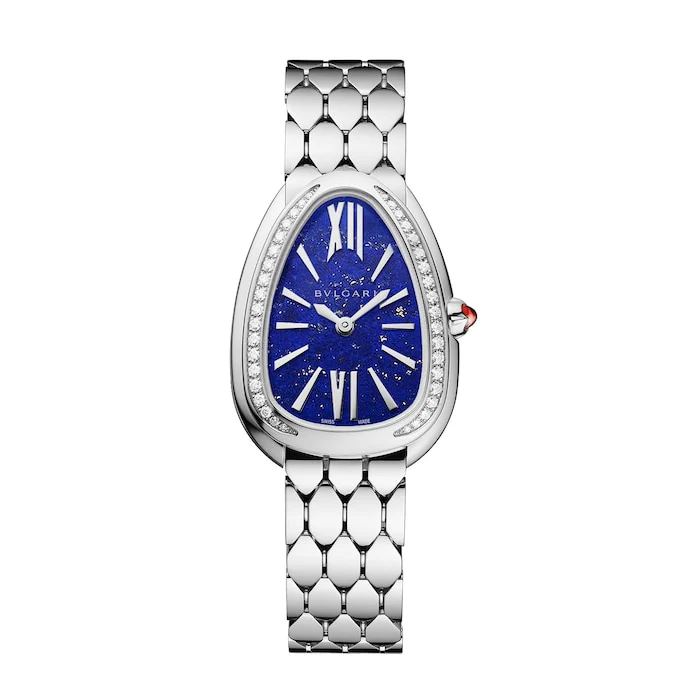 Bvlgari Serpenti Seduttori 33mm Limited Edition Watches Of Switzerland Centenary Ladies Watch Blue  104045