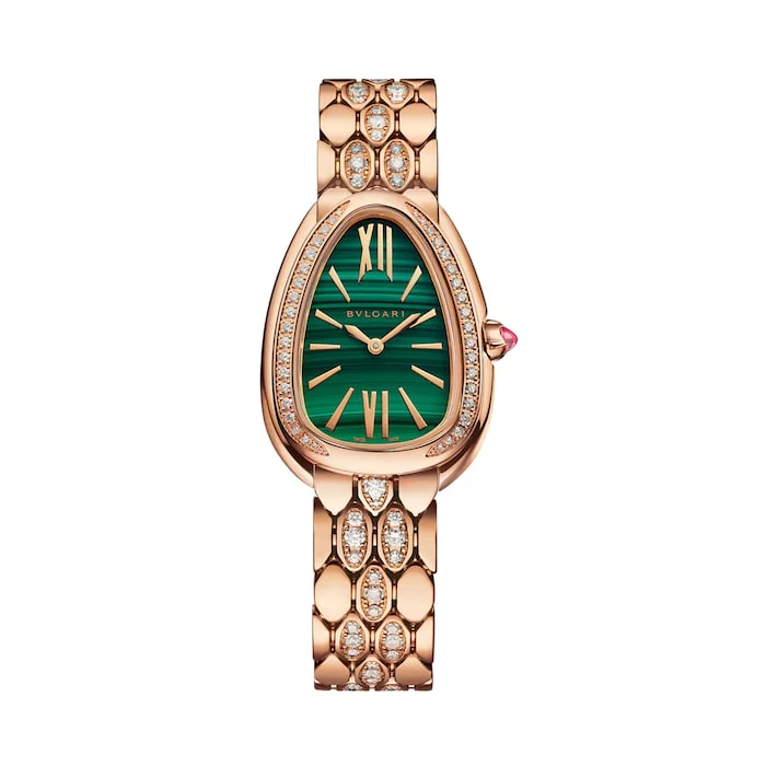 Bvlgari Serpenti Seduttori Watch 33mm Luxury Watch Swiss Made High Precision Movement Sapphire Crystal 103835