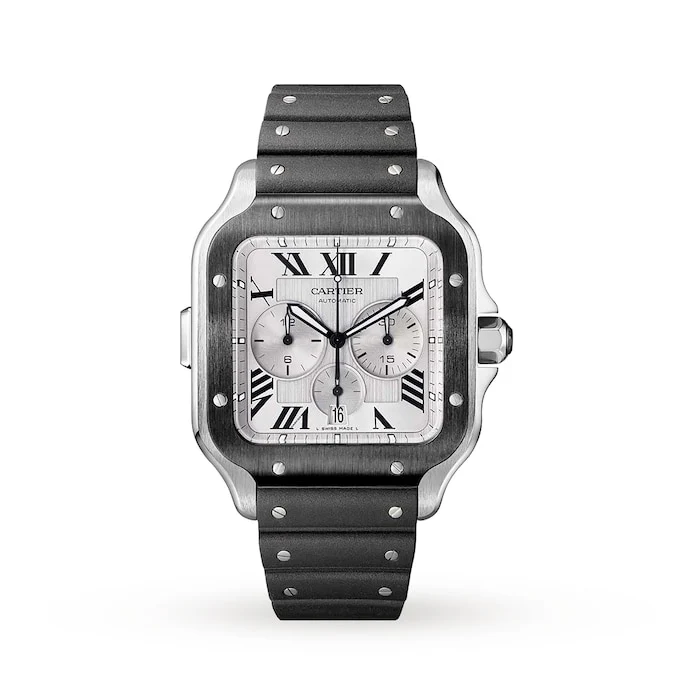 Cartier Automatic 43mm Men’s Watch with Silver Material Dial, 100m Water Resistant / WSSA0017