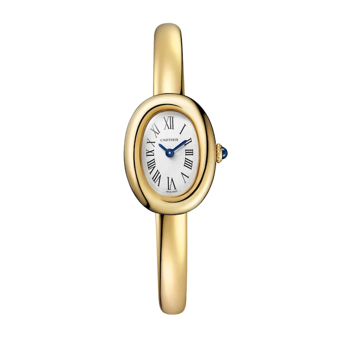 Cartier Baignoire De Cartier Watch, Mini Model, Quartz movement, 18K Yellow Gold Luxury Watch WGBA0050